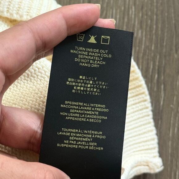 Fear of God 7th‎ Collection Overlapped Boat Neck Voluminous Sweater Medium Fall - Picture 12 of 12